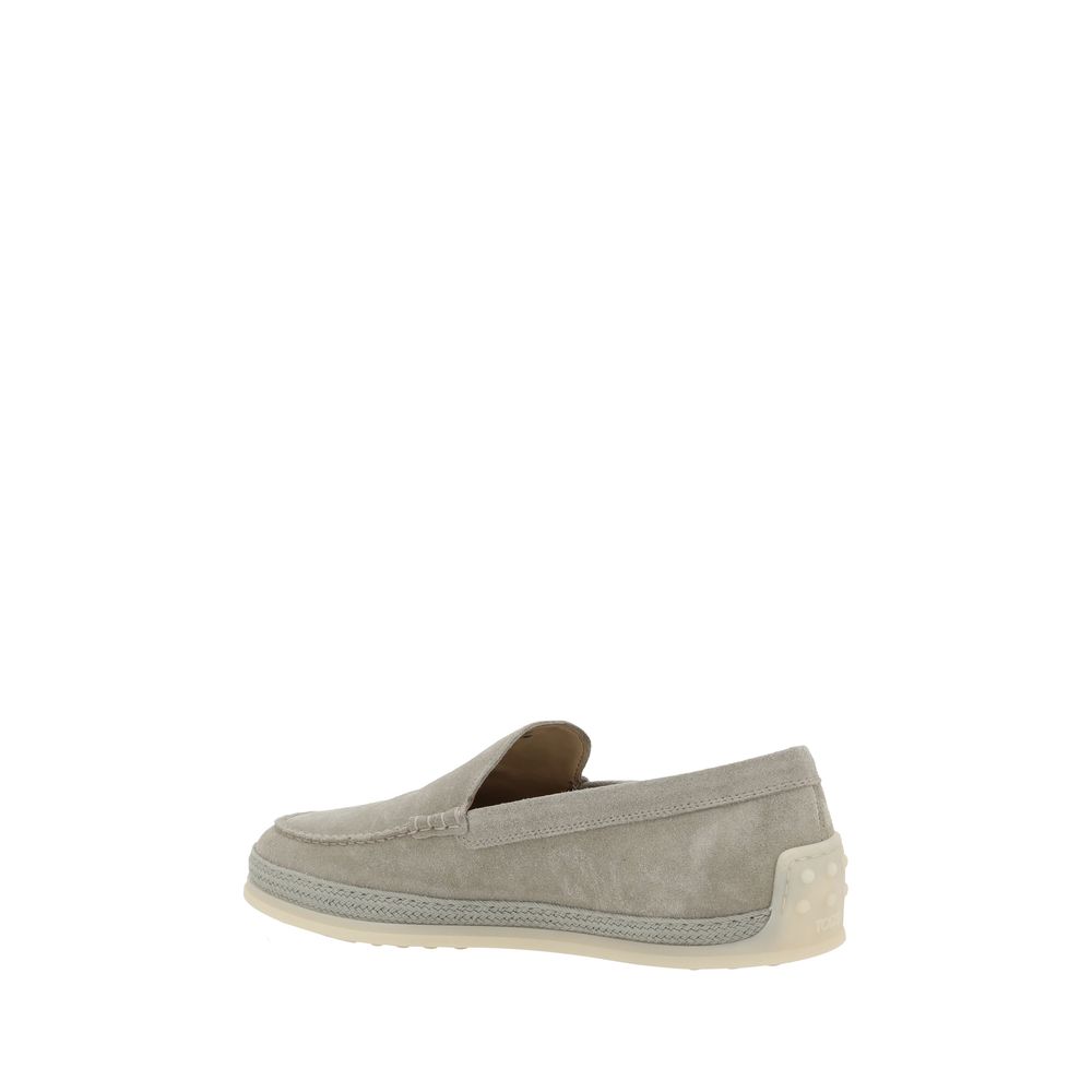 Tod's Brown Suede Loafers: Exquisite Suede Footwear for Timeless Elegance