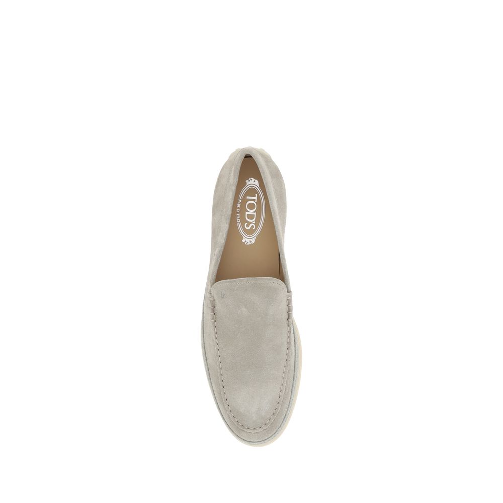 Tod's Brown Suede Loafers: Exquisite Suede Footwear for Timeless Elegance