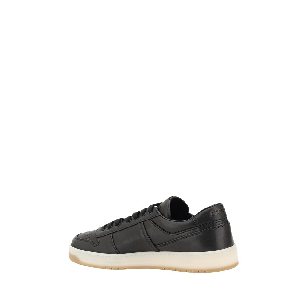 Prada White Leather Sneakers for Elevated Everyday Style