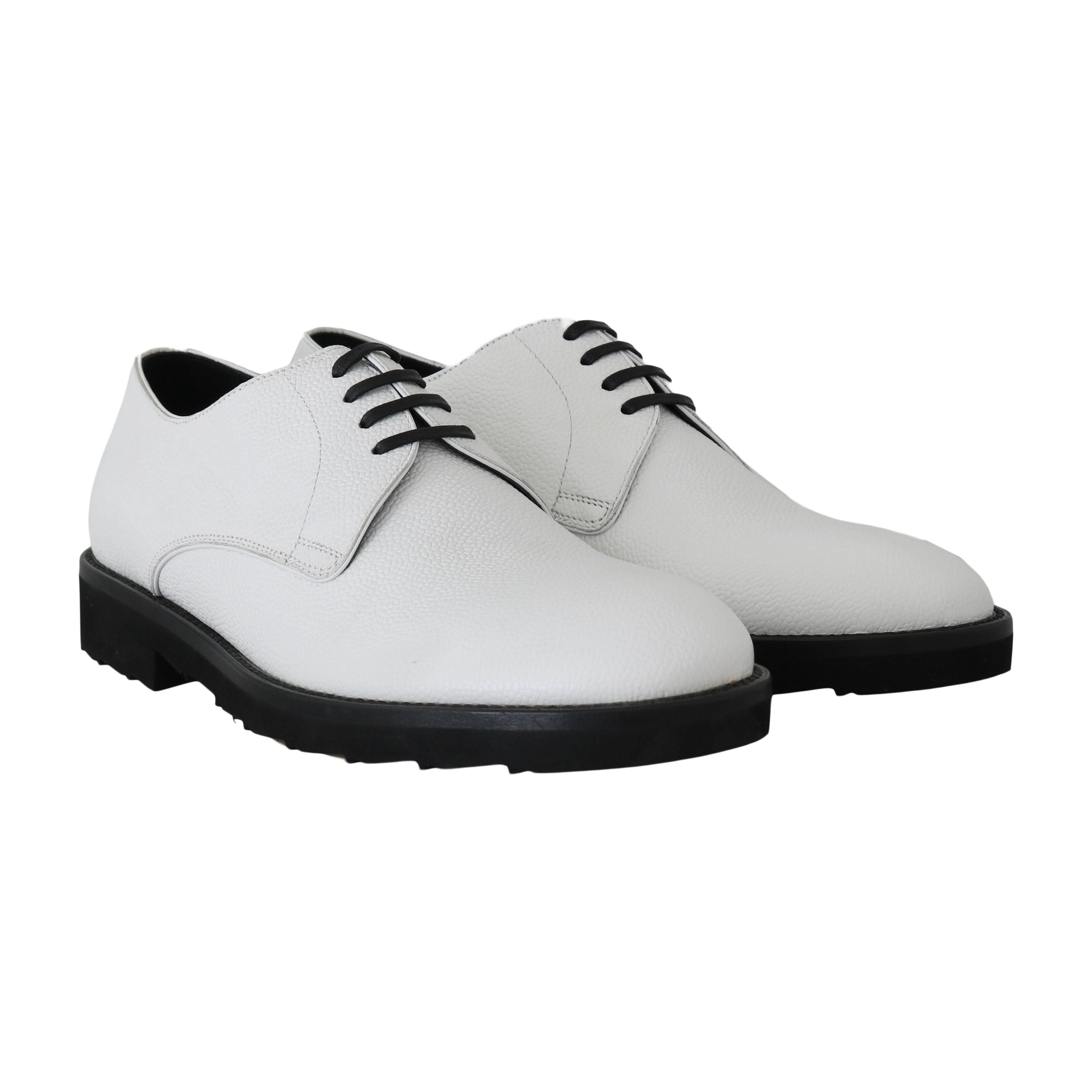 Dolce & Gabbana White Leather Formal Shoes for Sophistication