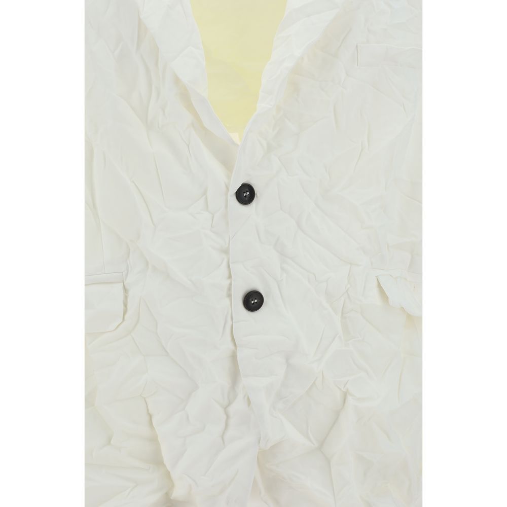 MTL Navy Wool Blazer Jacket with Exquisite Craftsmanship