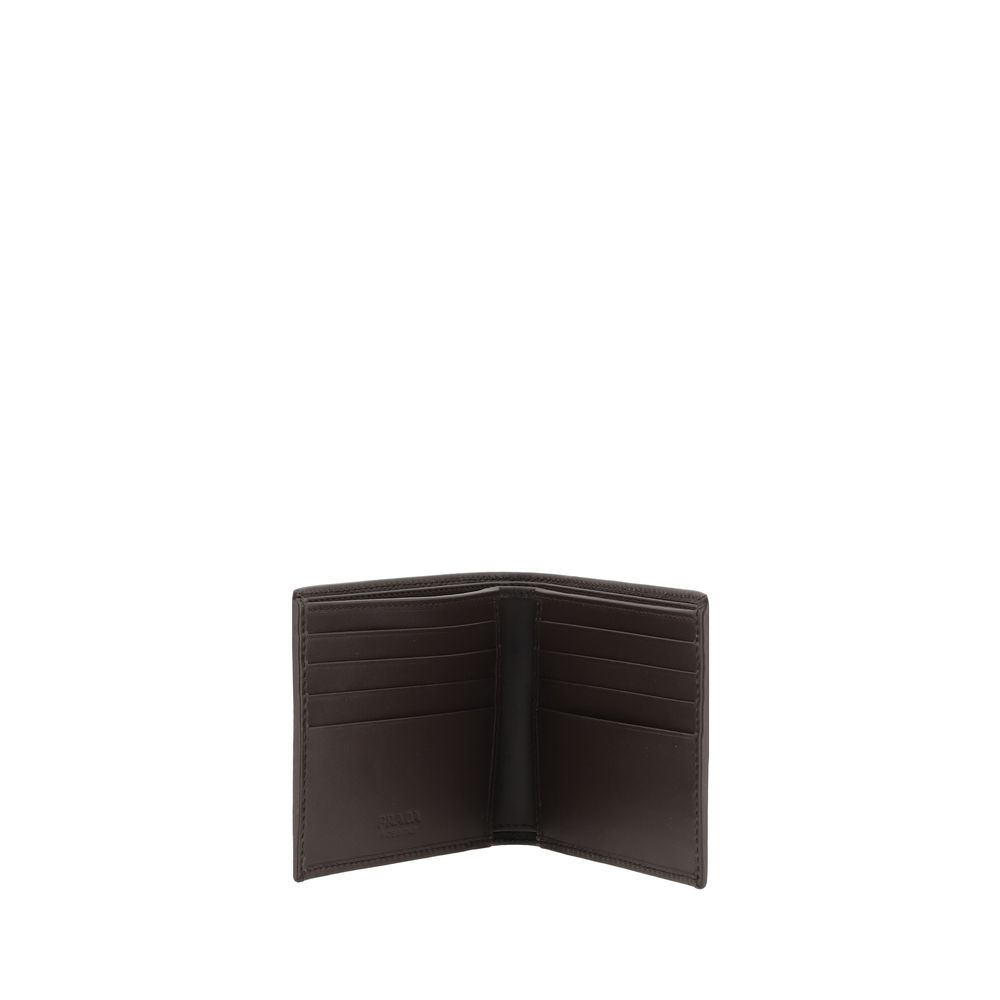 Prada Black Leather Wallet: Luxurious Leather Accessory for Sophisticated Style