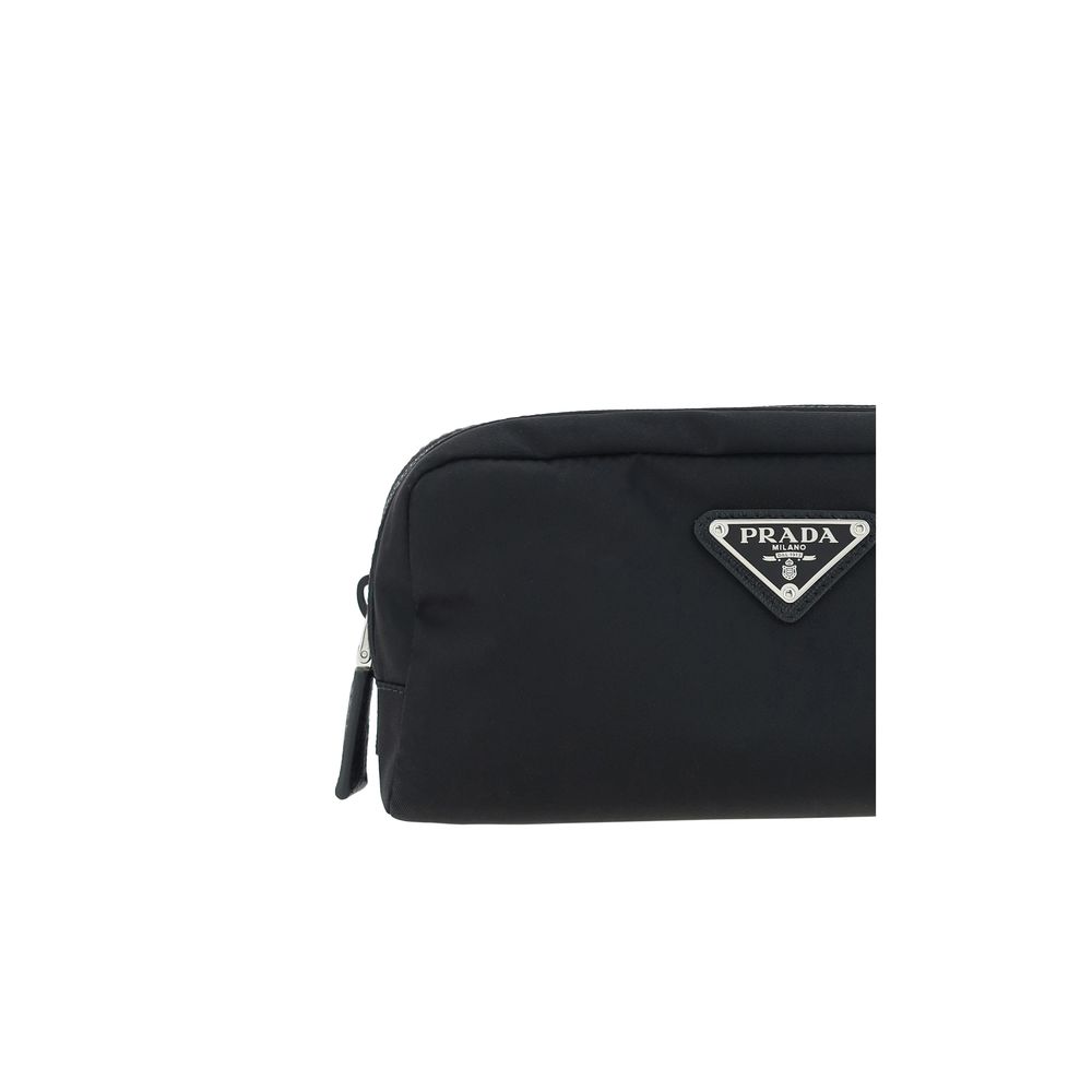 Prada Black Re-Nylon Beauty Case - Luxurious Elegance and Style