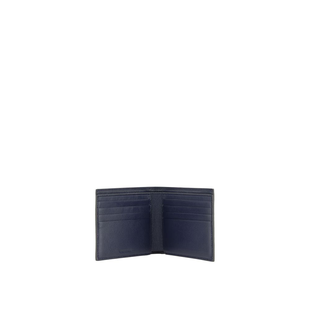 Balenciaga Black Premium Leather Bifold Wallet