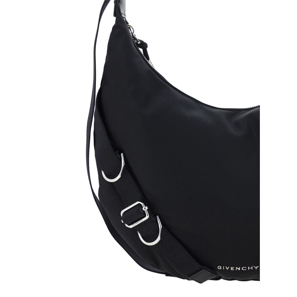 Givenchy Black Premium Nylon Voyou Crossbody Bag