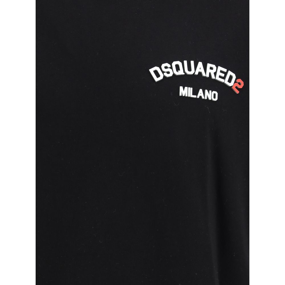 Dsquared² White Cotton T-Shirt: Refined Luxury Essential for Every Wardrobe