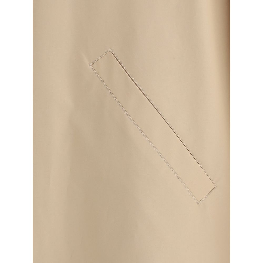 Jil Sander Black Cotton Jacket with Monogram for Elevated Style