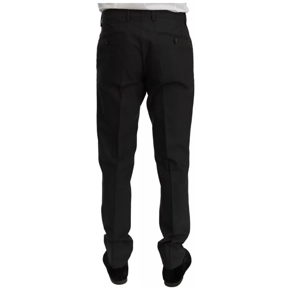 Dolce & Gabbana Gray Wool Slim Fit 2 Piece MARTINI Suit