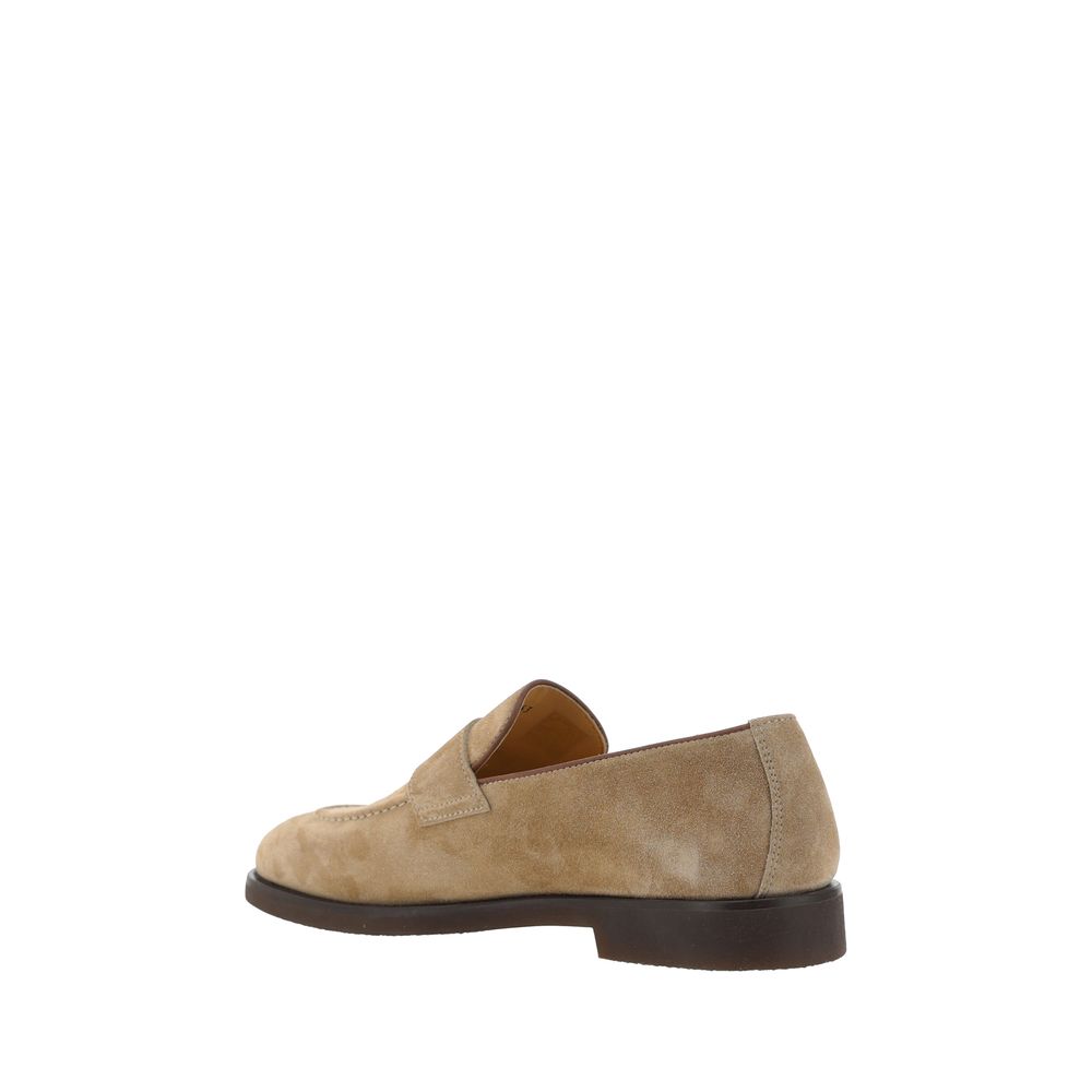 Brunello Cucinelli Brown Premium Calfskin Loafers