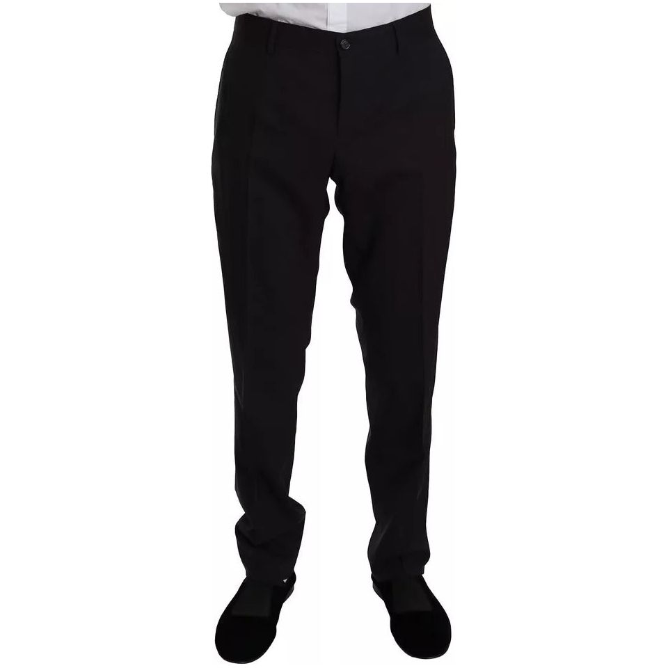 Dolce & Gabbana Purple Wool Stretch 2 Piece Suit