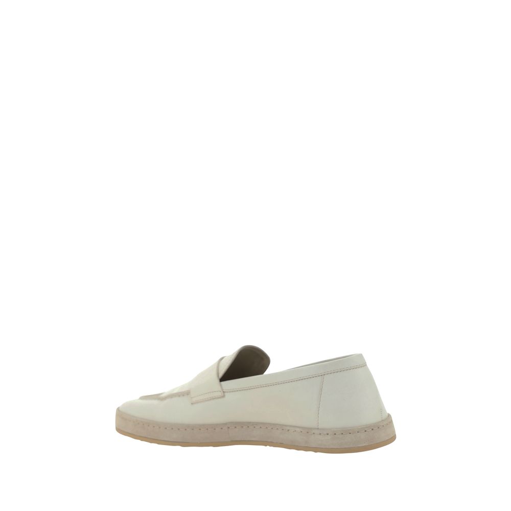 Brunello Cucinelli Beige Leather Espadrilles