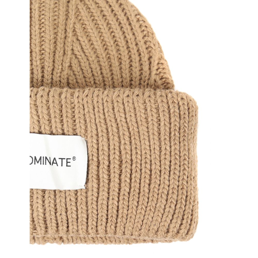 Hinnominate Brown Acrylic Hat for Elevated Style