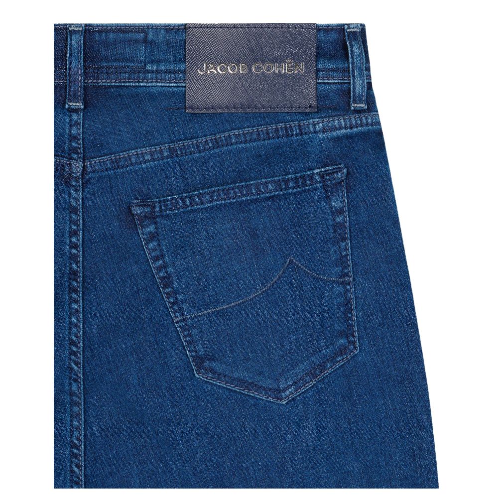Jacob Cohen Blue Cotton Jeans for Timeless Elegance