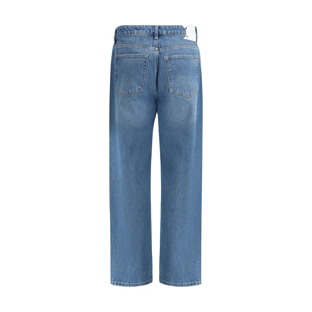 Daily Paper Blue Denim Jeans for Effortless Sophistication