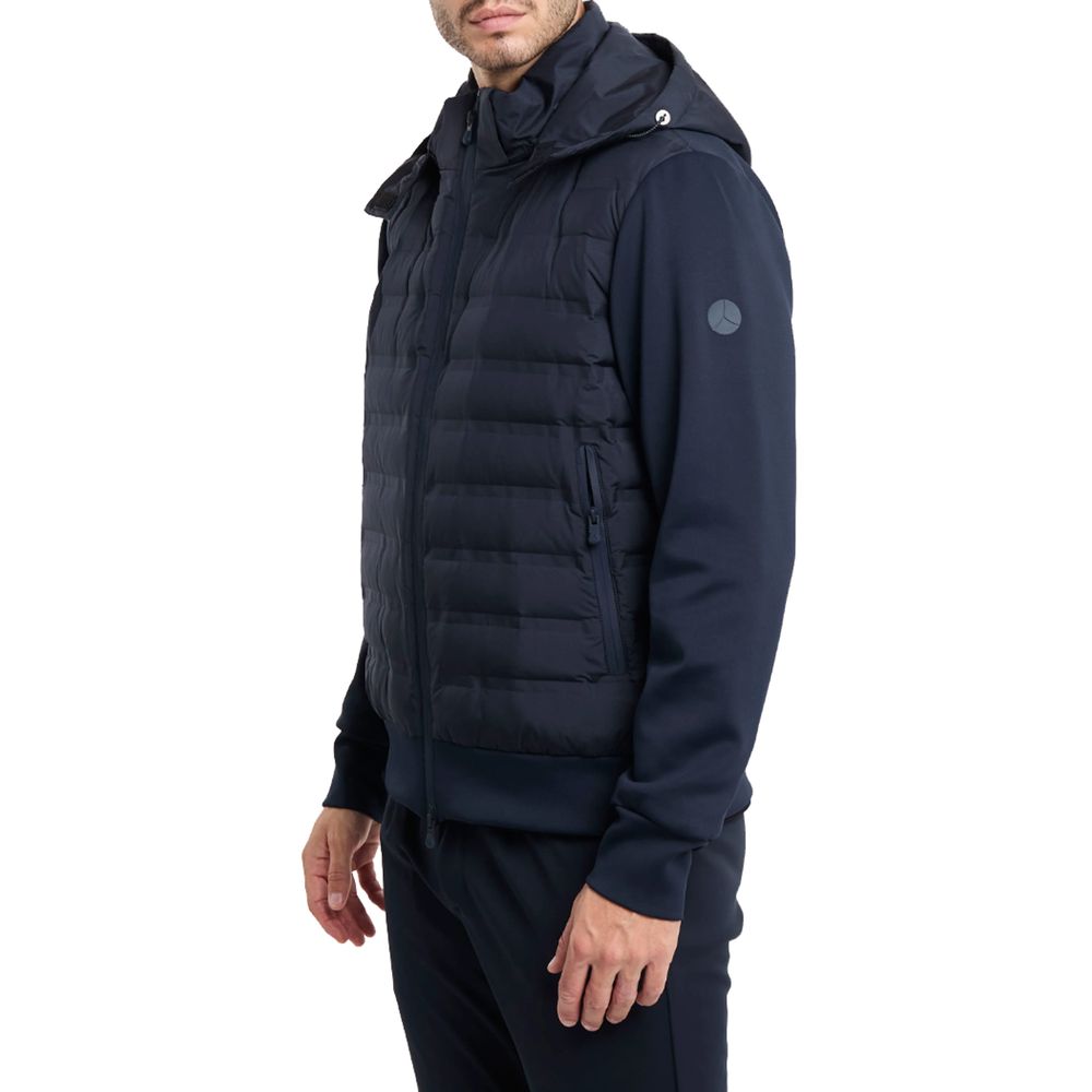 People Of Shibuya Blue Soft-Touch Nylon Jacket