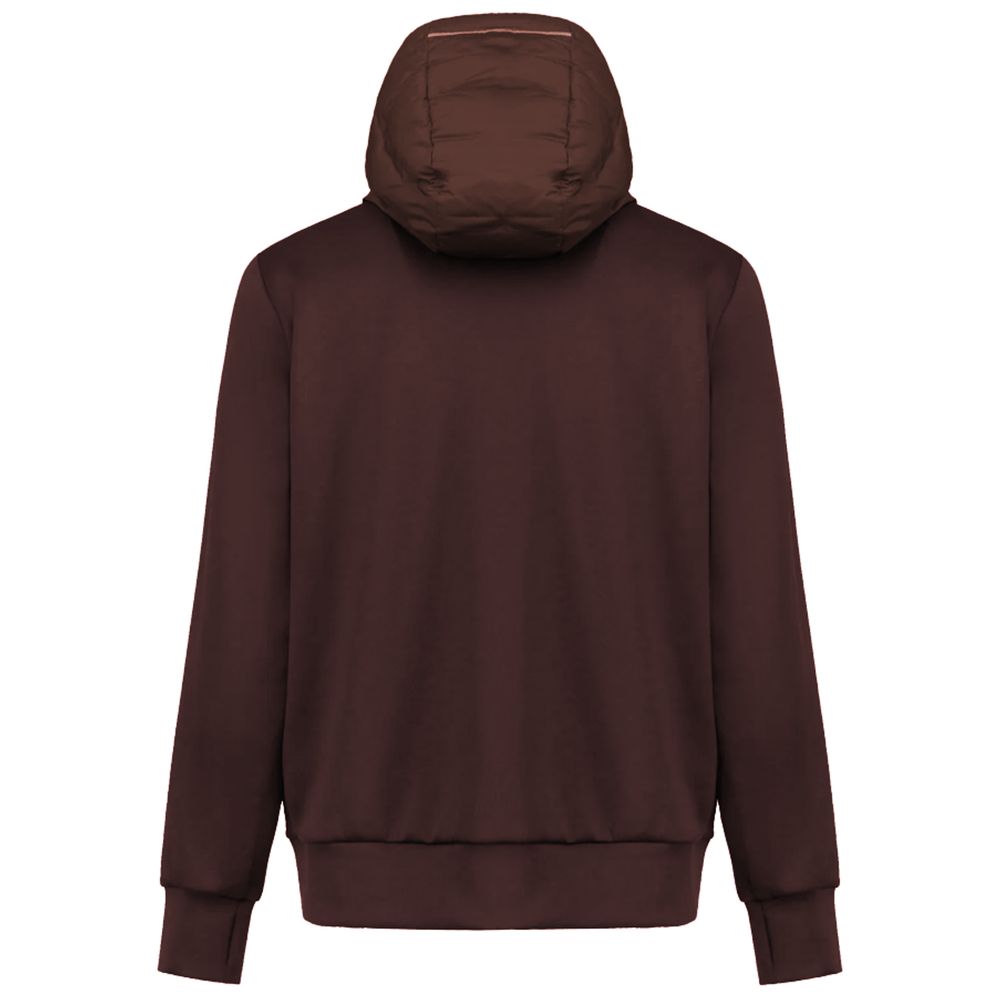People Of Shibuya Brown Nylon Jacket with Exceptional Warmth