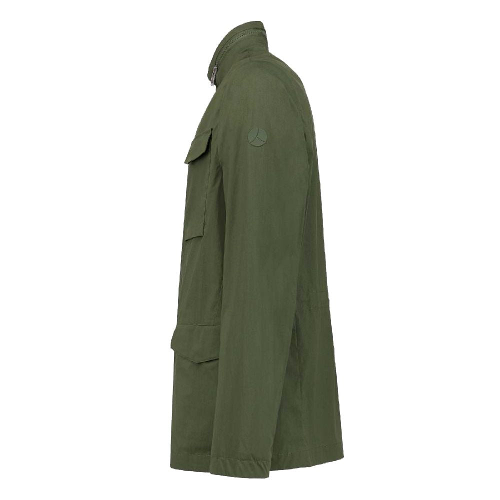 People Of Shibuya Green Cotton Jacket for Urban Elegance