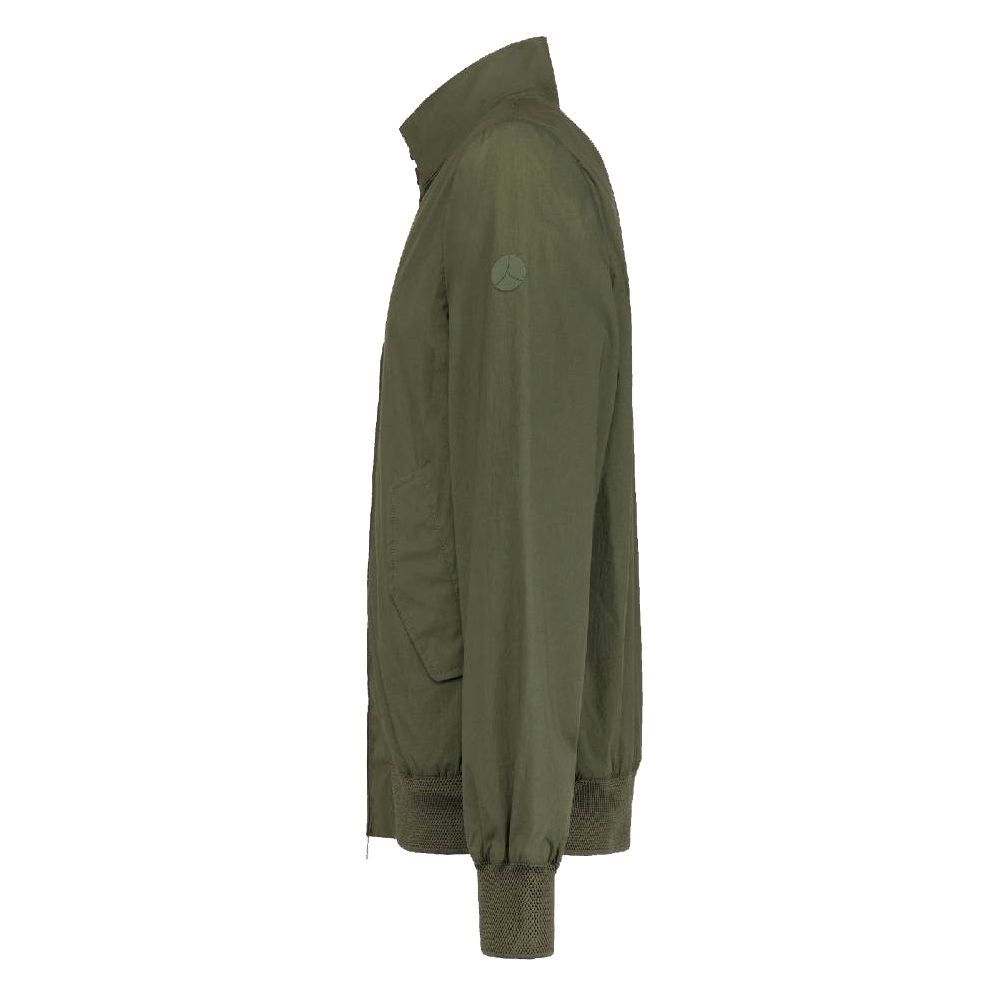 People Of Shibuya Green Cotton Jacket - Elevated Outerwear