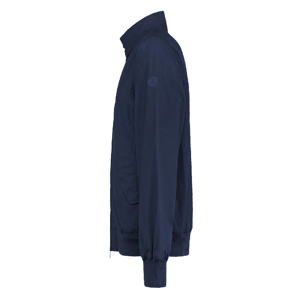 People Of Shibuya Blue Cotton Jacket - Sophisticated Elegance