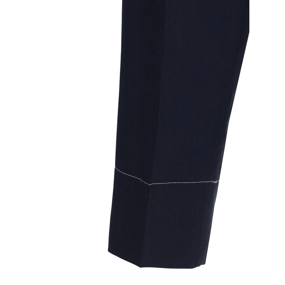 Brioni Charcoal Wool Tailored Pants for Timeless Elegance
