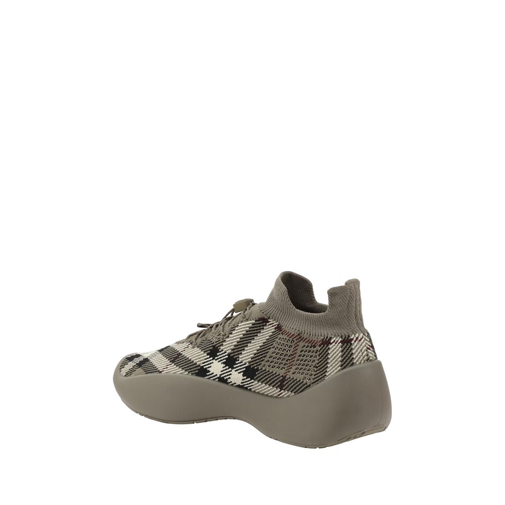 Burberry Multi Archivio Check Canvas Sneakers