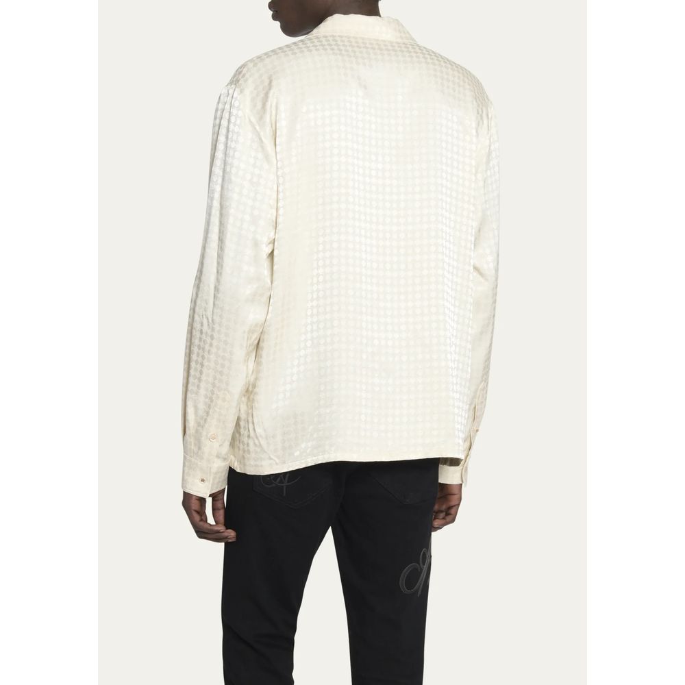 Amiri White Viscose Shirt for Elevated Sophistication