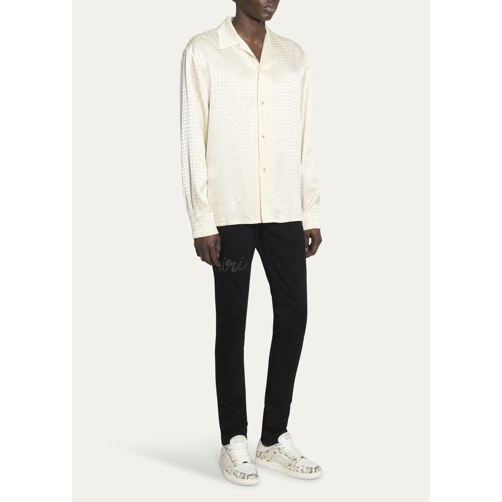 Amiri White Viscose Shirt for Elevated Sophistication