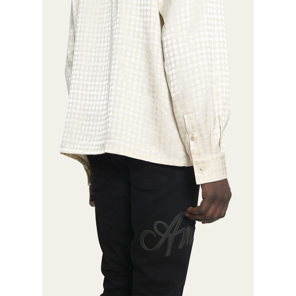Amiri White Viscose Shirt for Elevated Sophistication