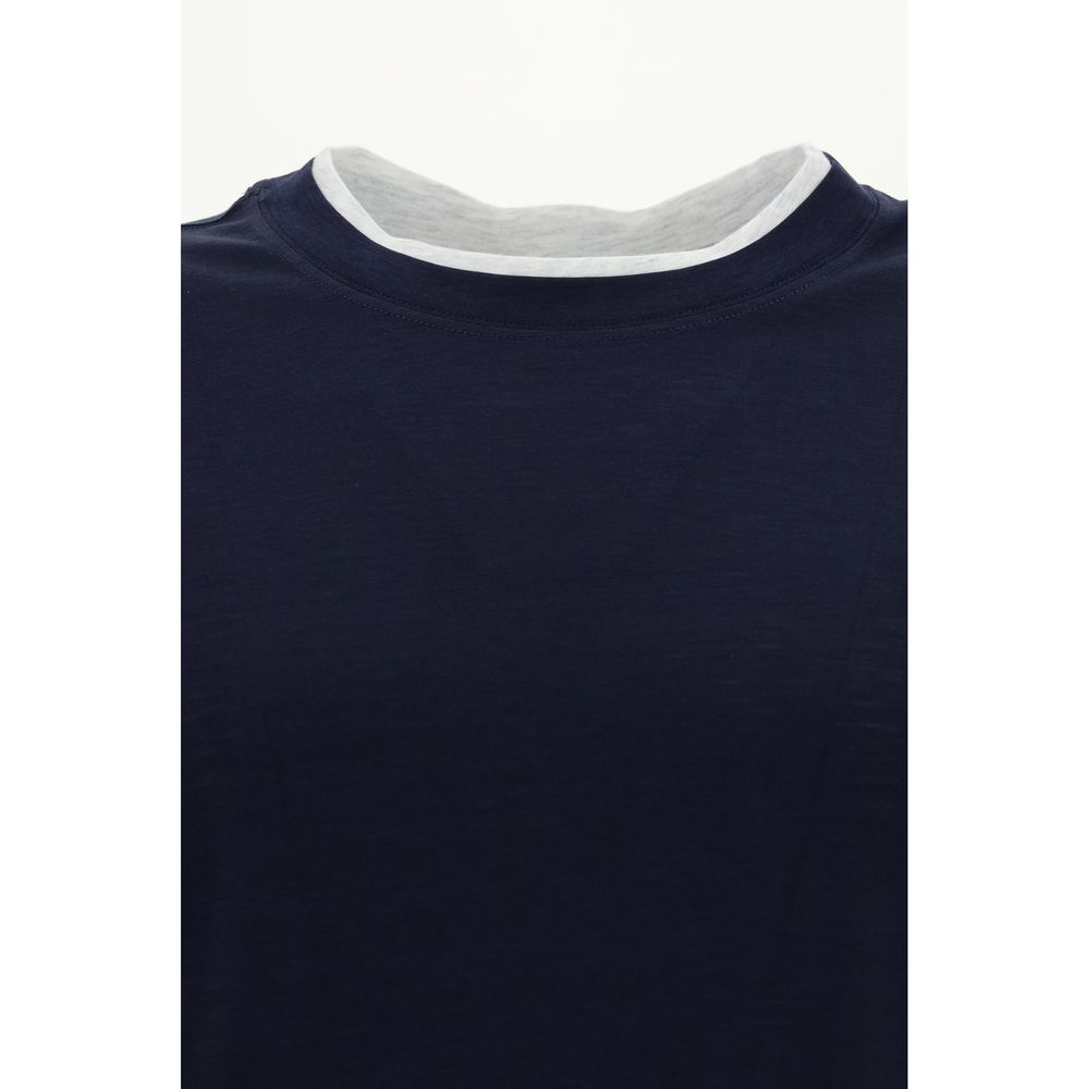 Brunello Cucinelli White Silk T-Shirt in Timeless Elegance