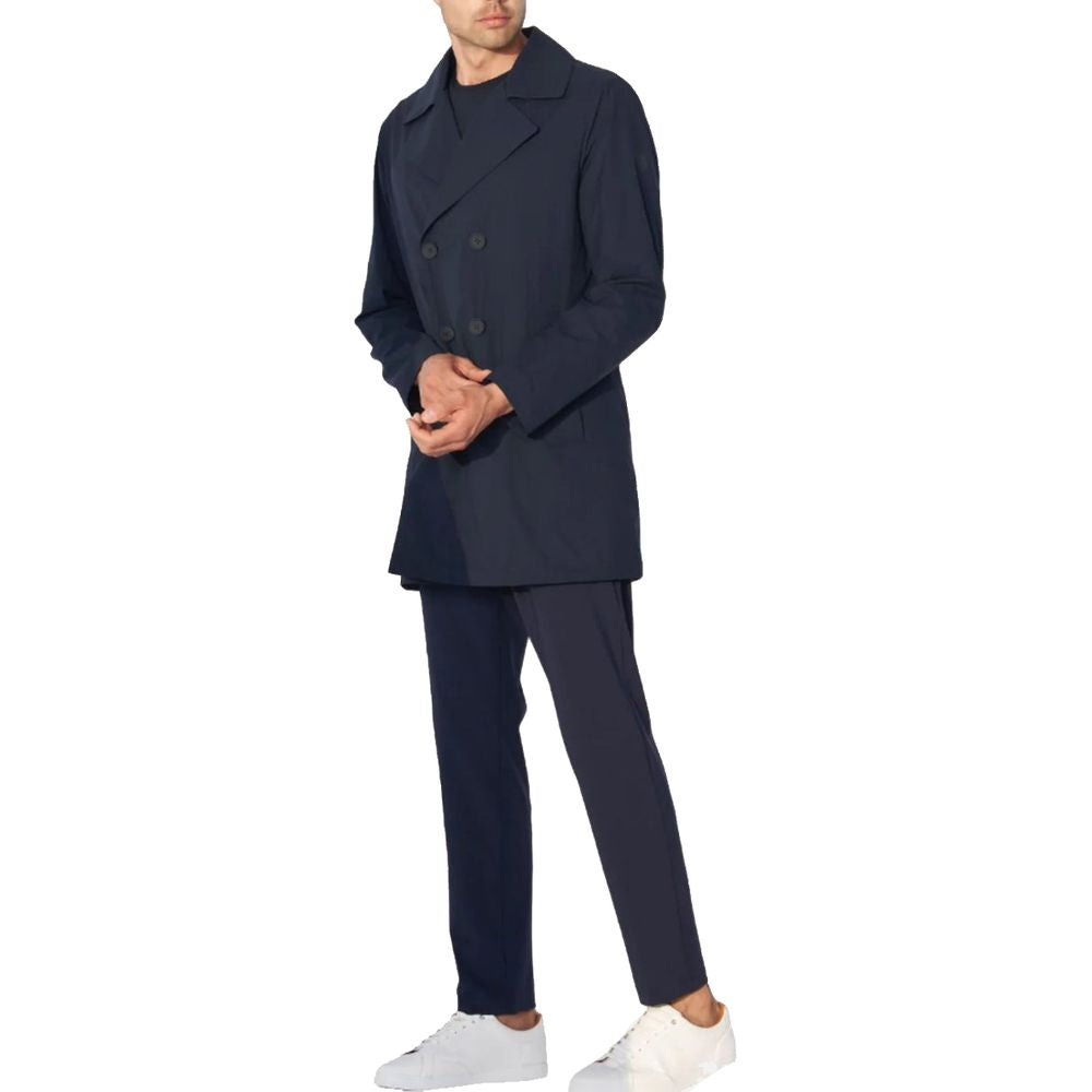 People Of Shibuya Blue Recycled Fabric Jacket for Elevated Style