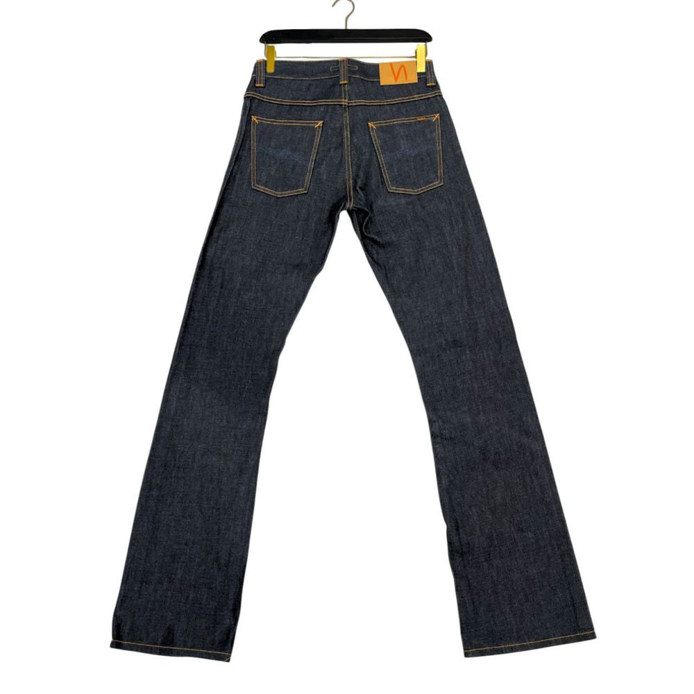 Nudie Jeans Blue Cotton Luxury Denim Trousers