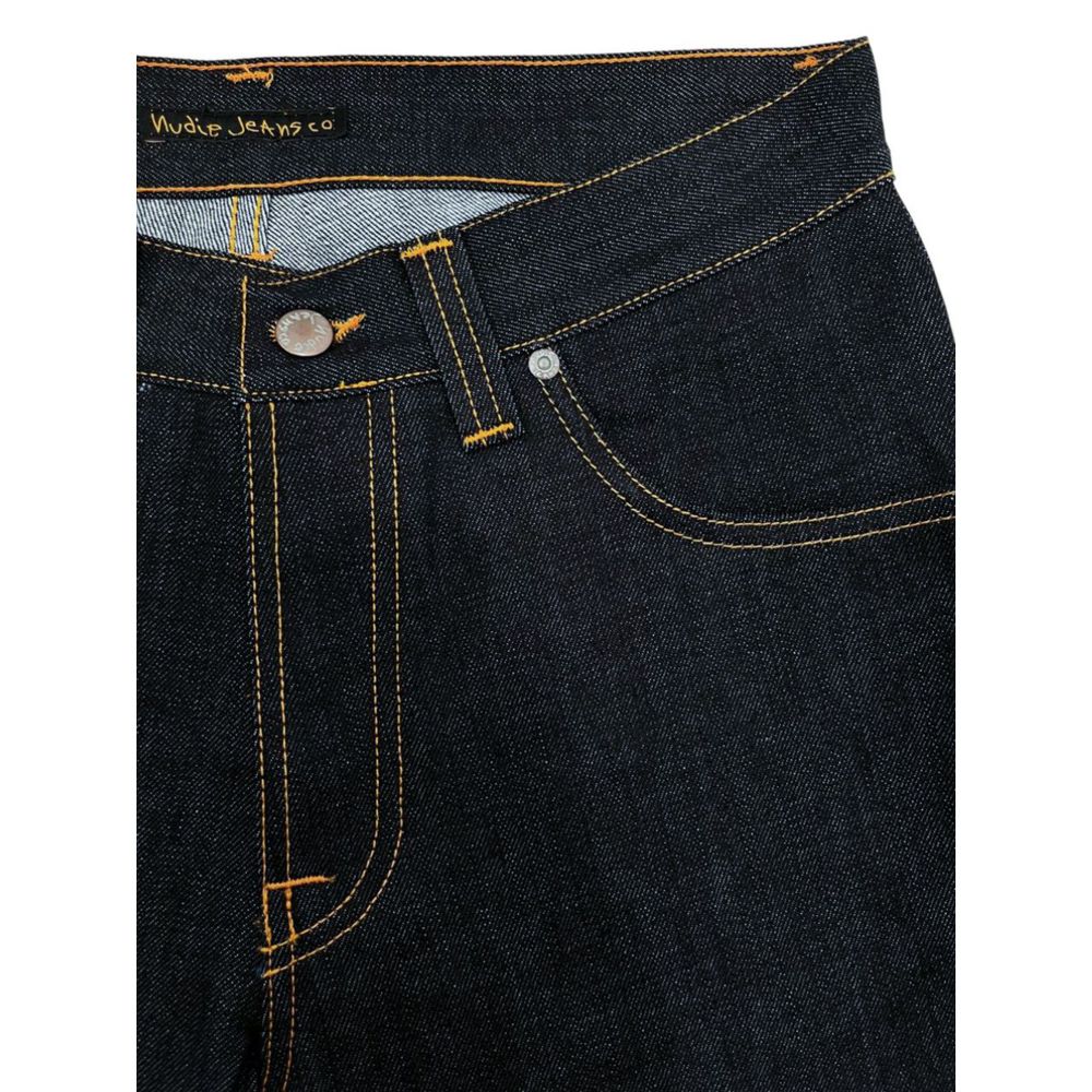 Nudie Jeans Blue Cotton Luxury Denim Trousers