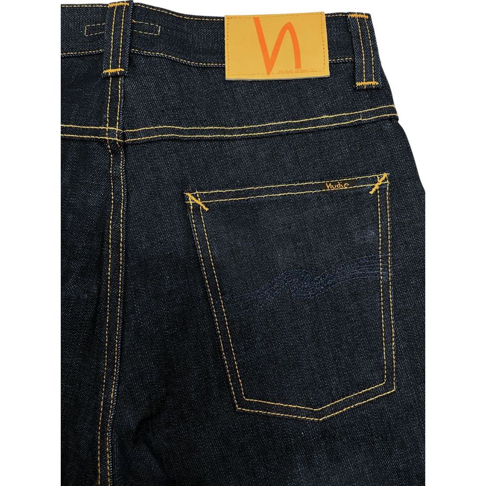 Nudie Jeans Blue Cotton Luxury Denim Trousers