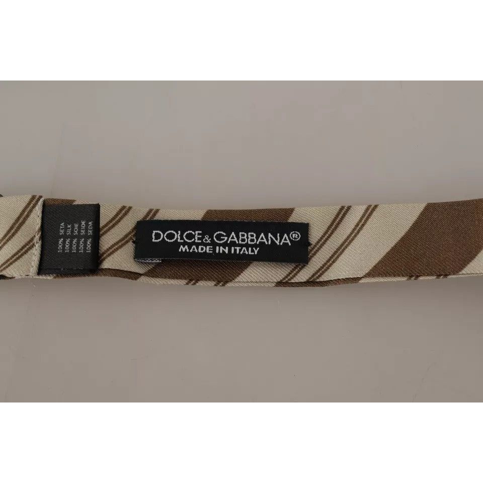 Dolce & Gabbana Multicolor Silk Patterned Bow Tie
