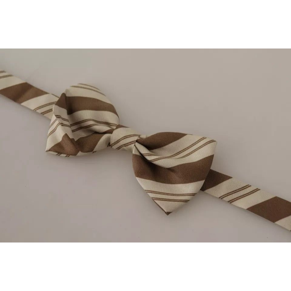 Dolce & Gabbana Multicolor Silk Patterned Bow Tie