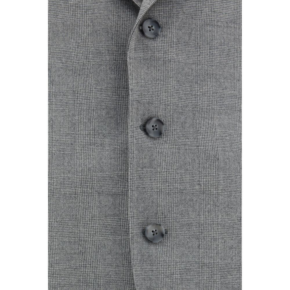 Gi Capri Grey Virgin Wool Suit: Timeless Elegance in Luxurious Wool