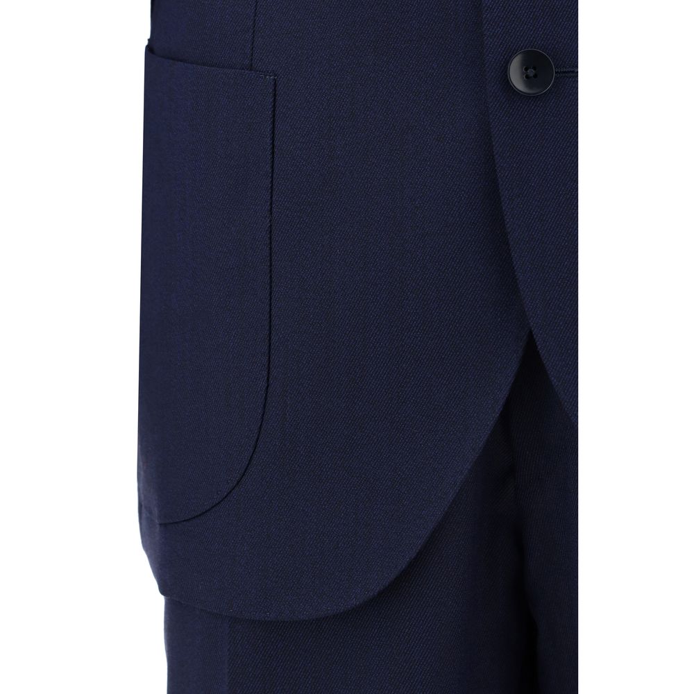 Gi Capri Suit Grey Virgin Wool Suit - A Masterpiece of Timeless Elegance