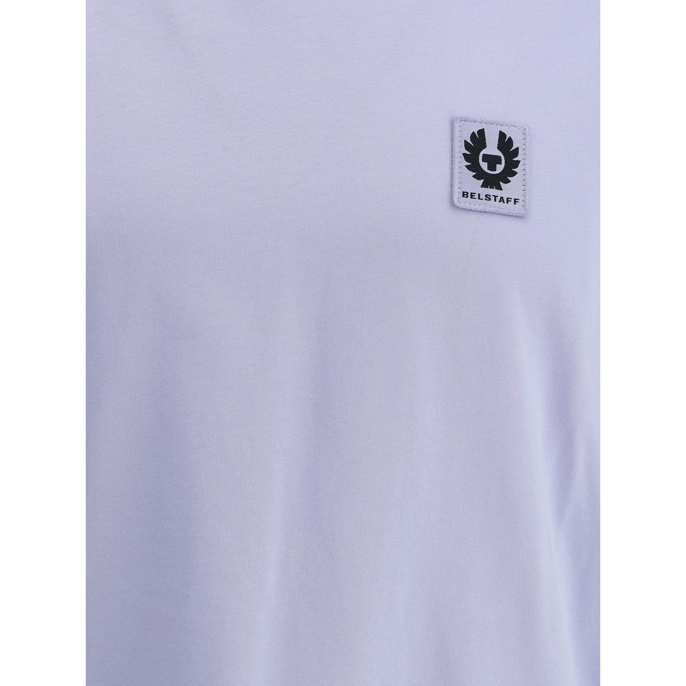 Belstaff White Cotton T-shirt for Effortless Luxury Style