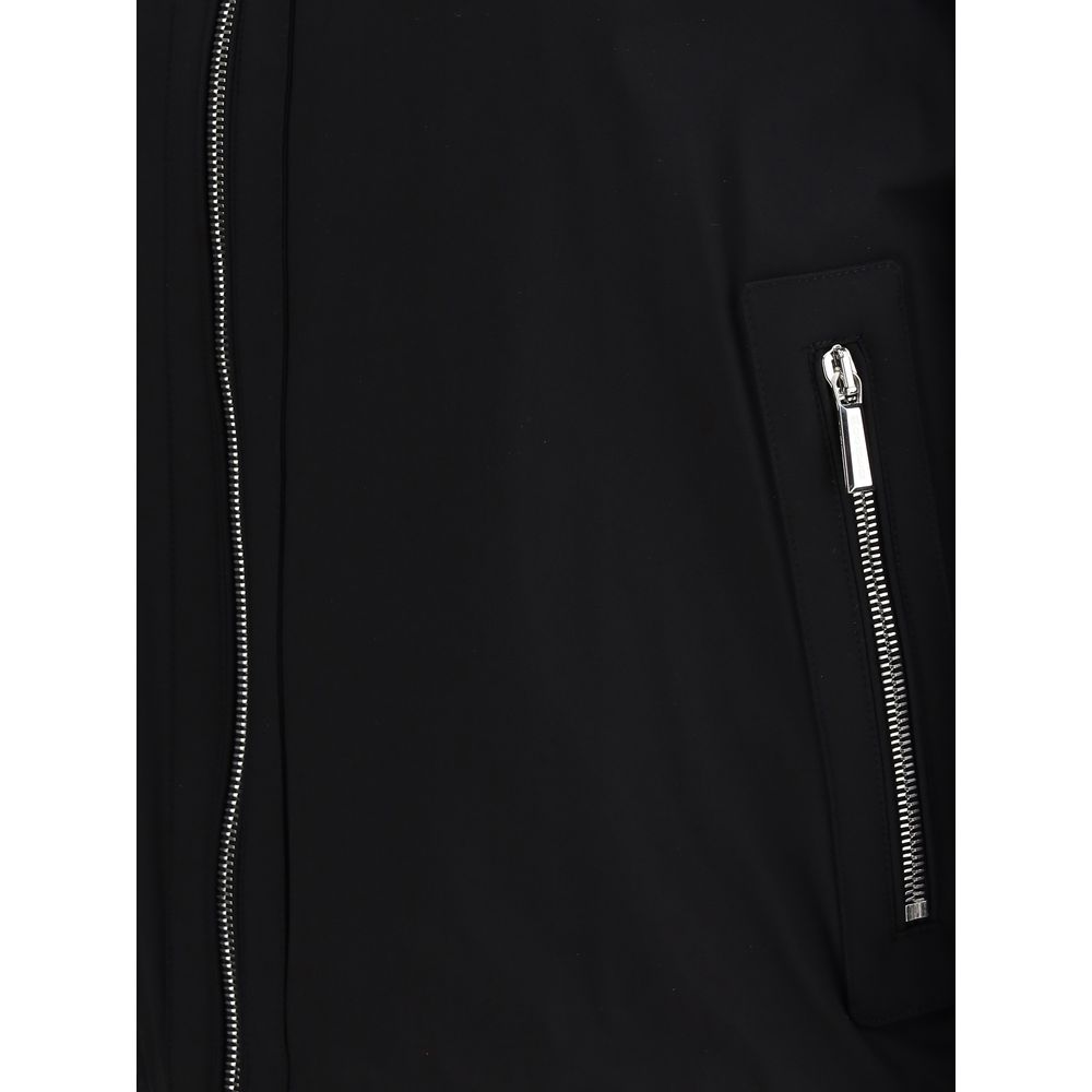 MooRER Black Waterproof Fabric Alberti-kn Jacket