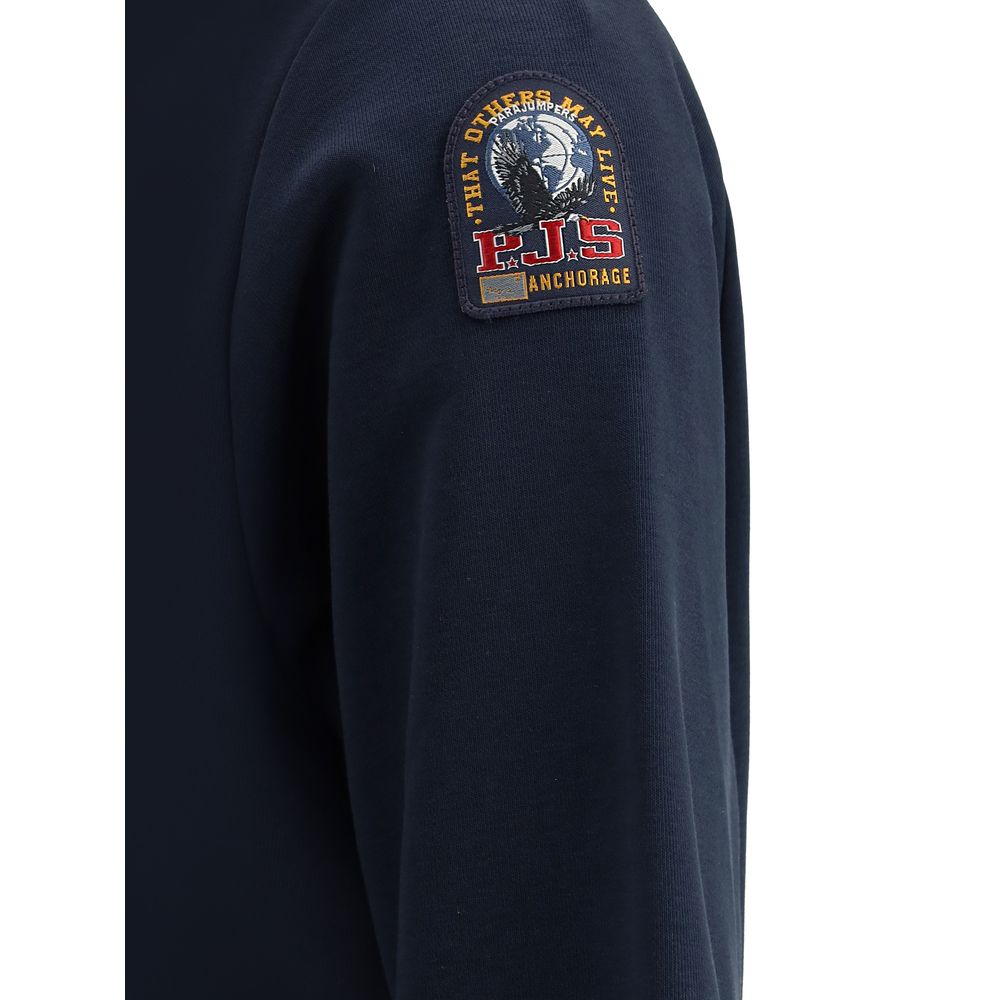 Parajumpers Grey Cotton Blend K2 Sweatshirt for Effortless Luxury Style