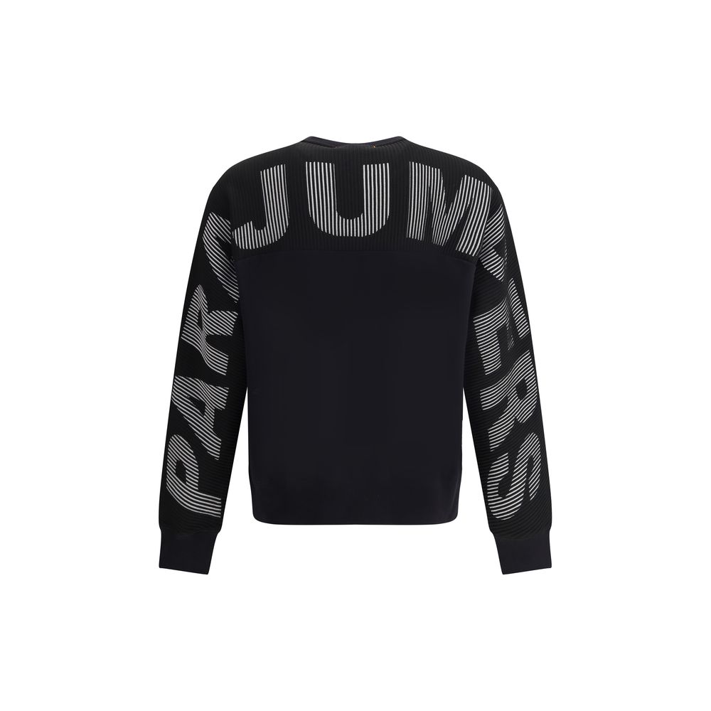 Parajumpers Grey Cotton Sweatshirt: Elevated Casual Luxury