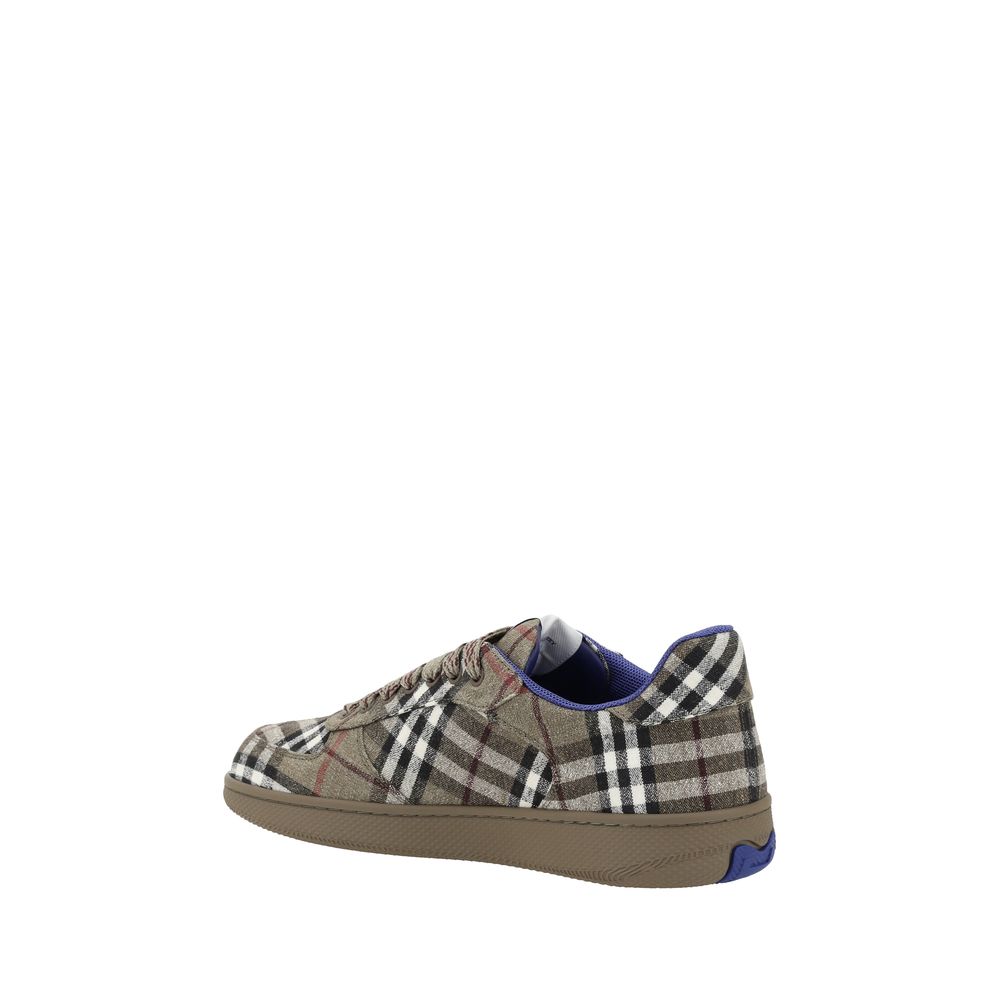 Burberry Multi Archivio Check Sneakers for Elevated Casual Style