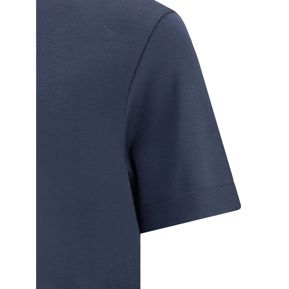 Herno White Cotton T-shirt for Effortless Everyday Elegance