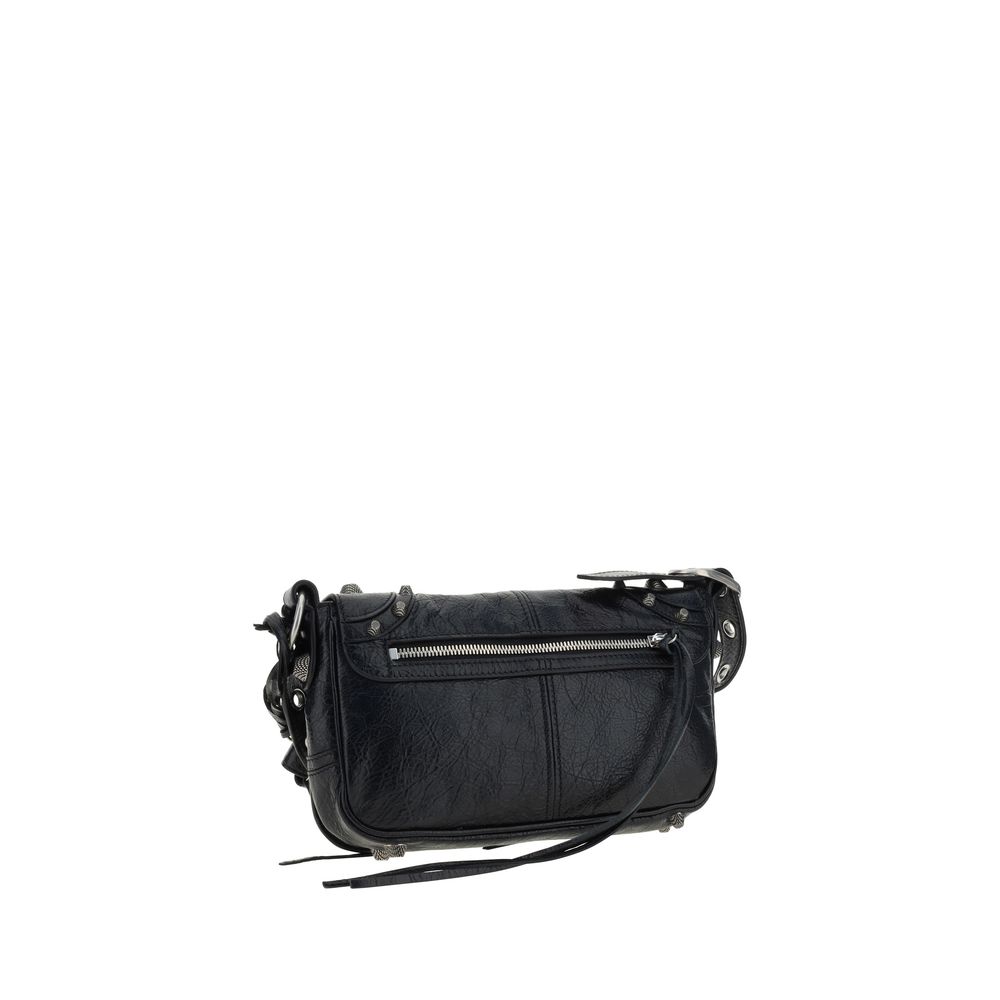 Balenciaga Black Luxurious Lambskin Shoulder Bag