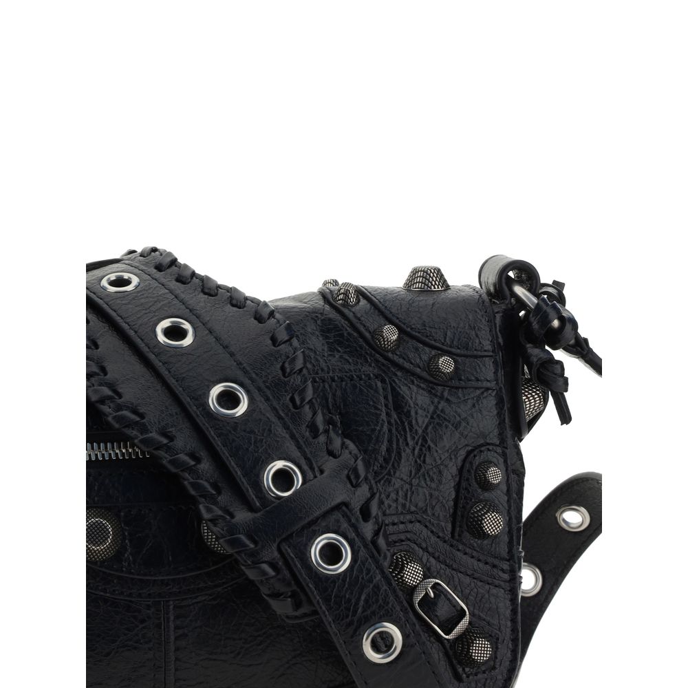 Balenciaga Black Luxurious Lambskin Shoulder Bag