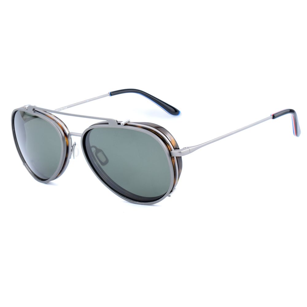 Vuarnet Gray Stainless Steel Frames for Timeless Elegance