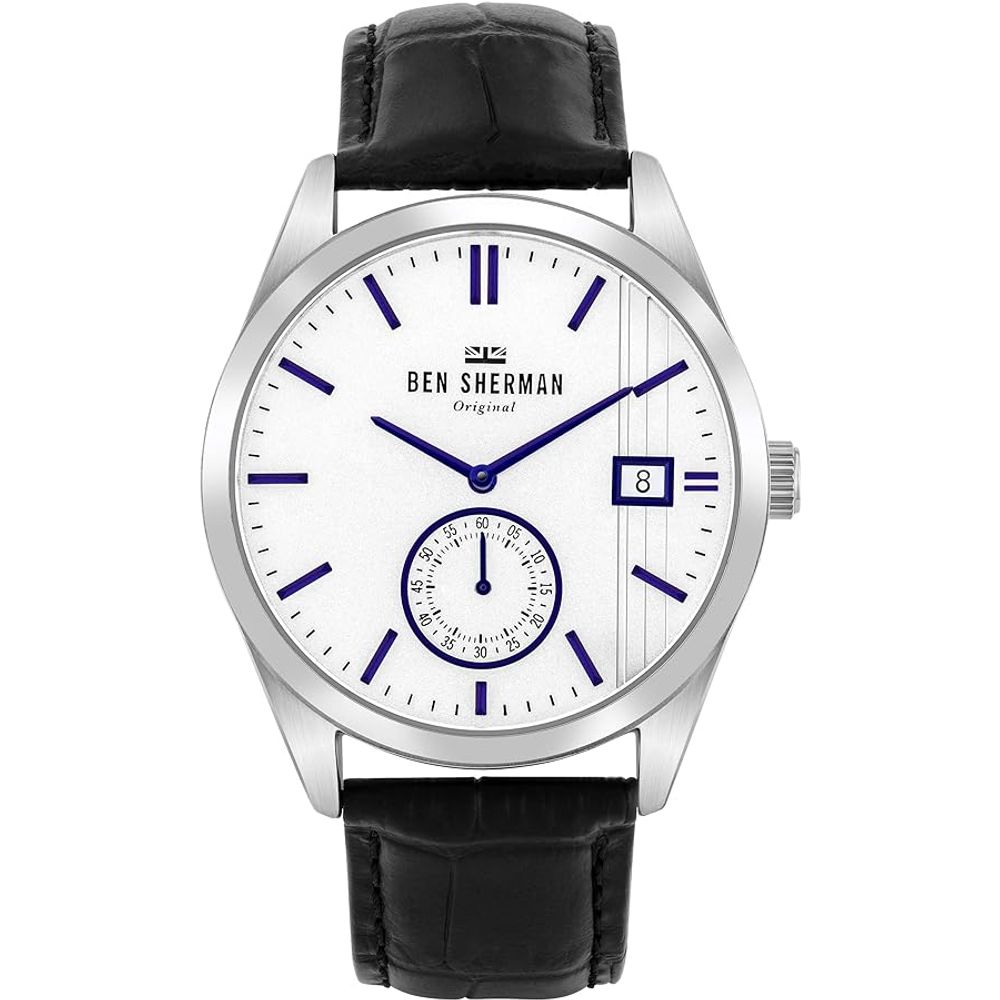 Ben Sherman Black Leather Watch with Timeless Elegance