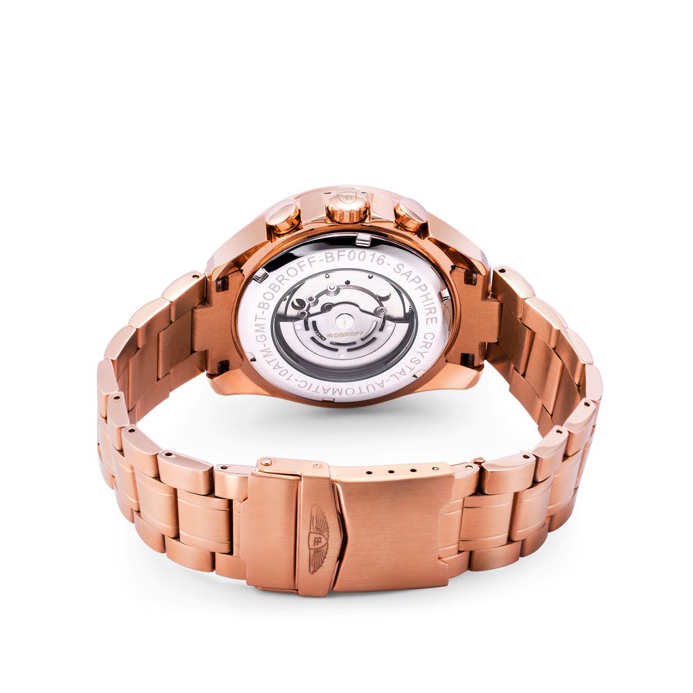 Bobroff Bronze Steel Watch - Timeless Luxury Timepiece