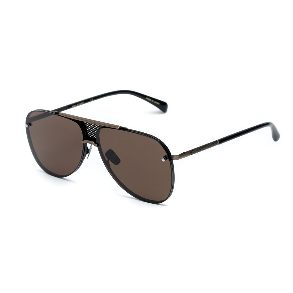 Belstaff Brown Titanium Sunglasses - Timeless Elegance & Craftsmanship
