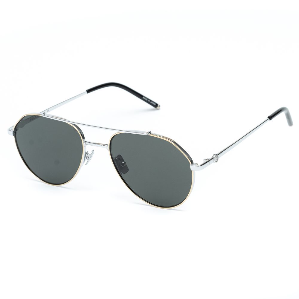 Belstaff Gray Titanium Sunglasses with Precision Optics